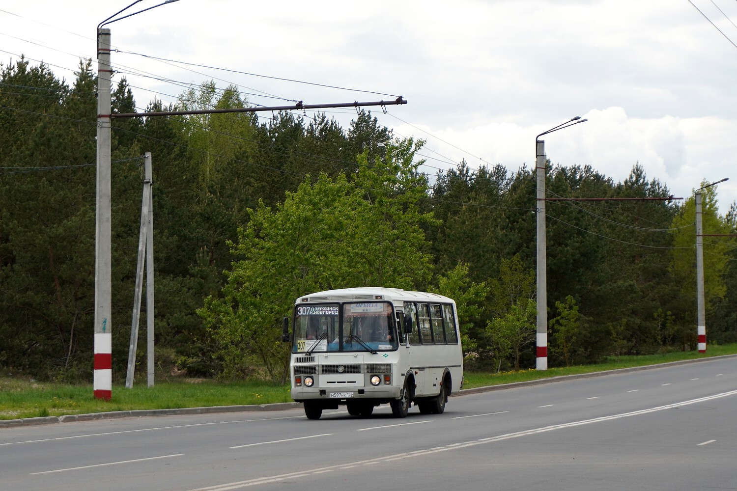 Нижегородская область, ПАЗ-32054 № М 597 НК 152