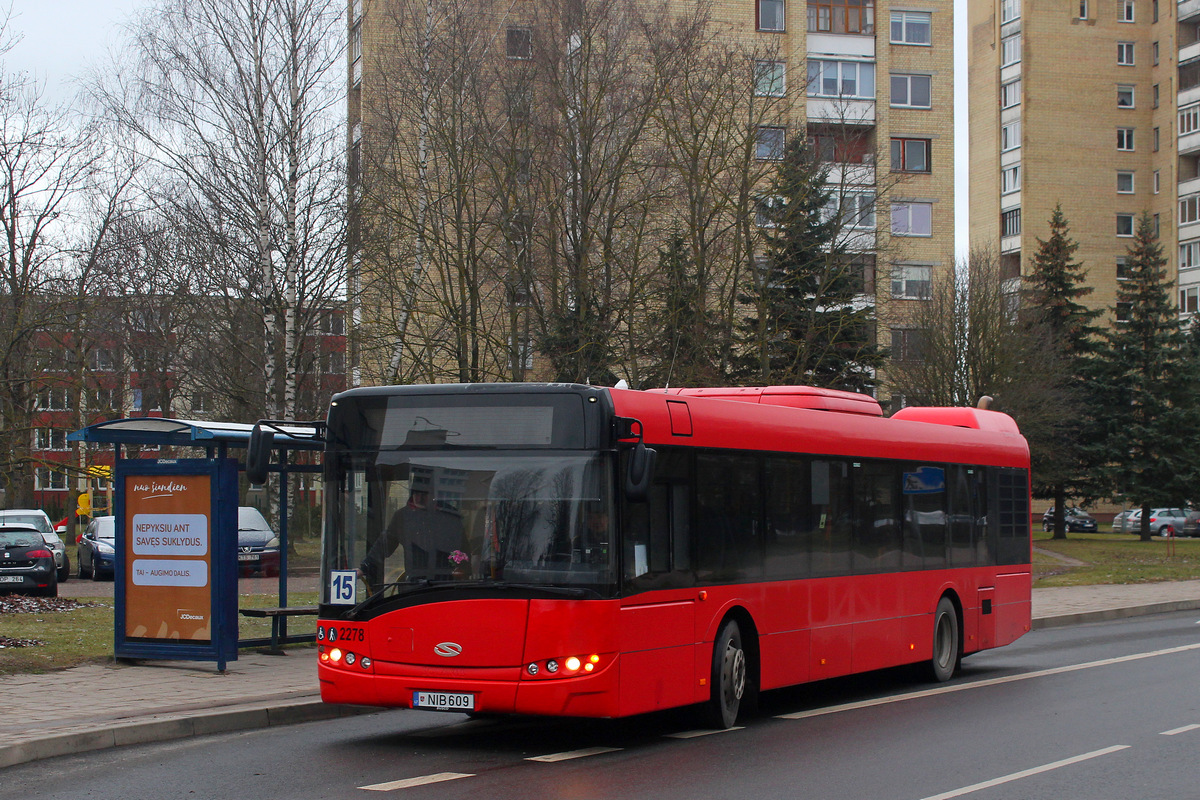 Литва, Solaris Urbino III 12 № 2278