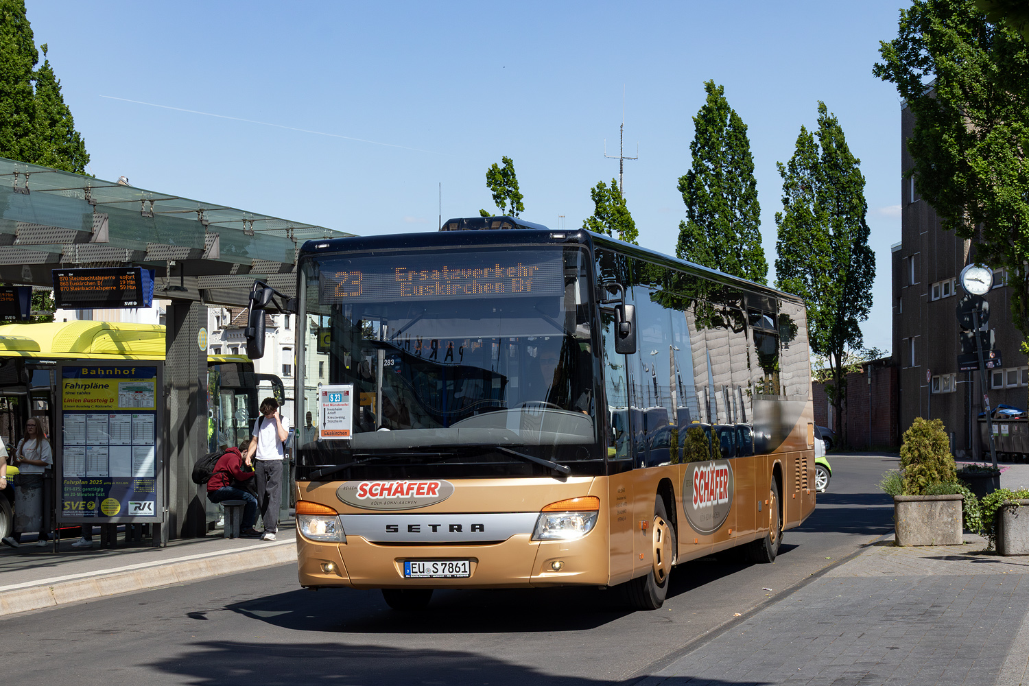 Северный Рейн-Вестфалия, Setra S415LE business № EU-S 7861; Северный Рейн-Вестфалия — SEV · Euskirchen — Gerolstein / Trier · 06.01.2025 — 13.06.2025