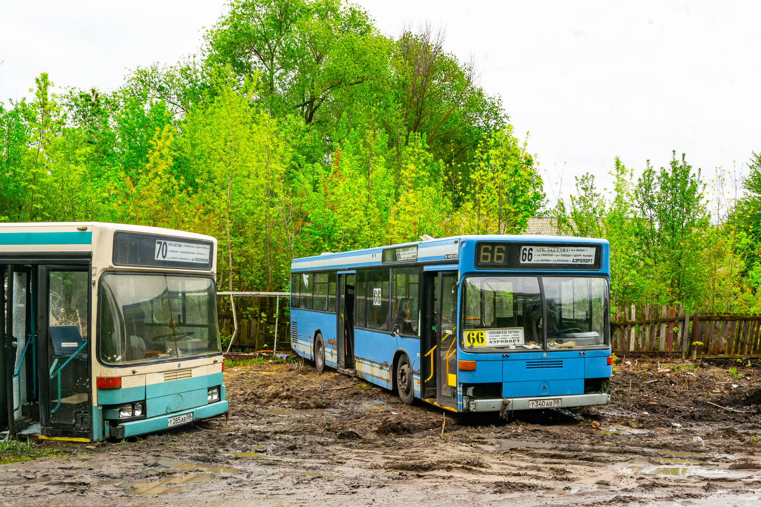 Пензенская область, Mercedes-Benz O405N2 № Т 340 АВ 58