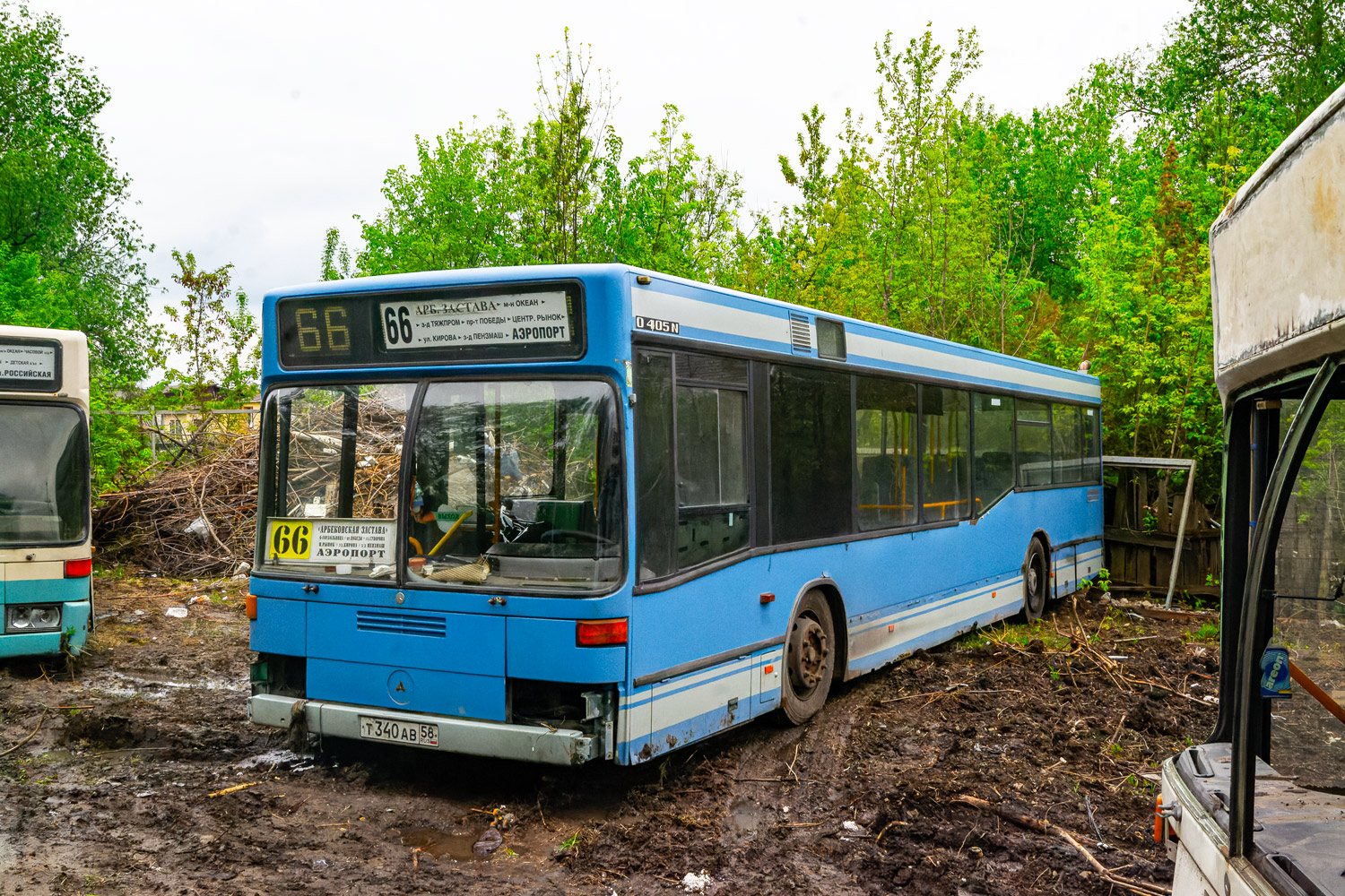Пензенская область, Mercedes-Benz O405N2 № Т 340 АВ 58