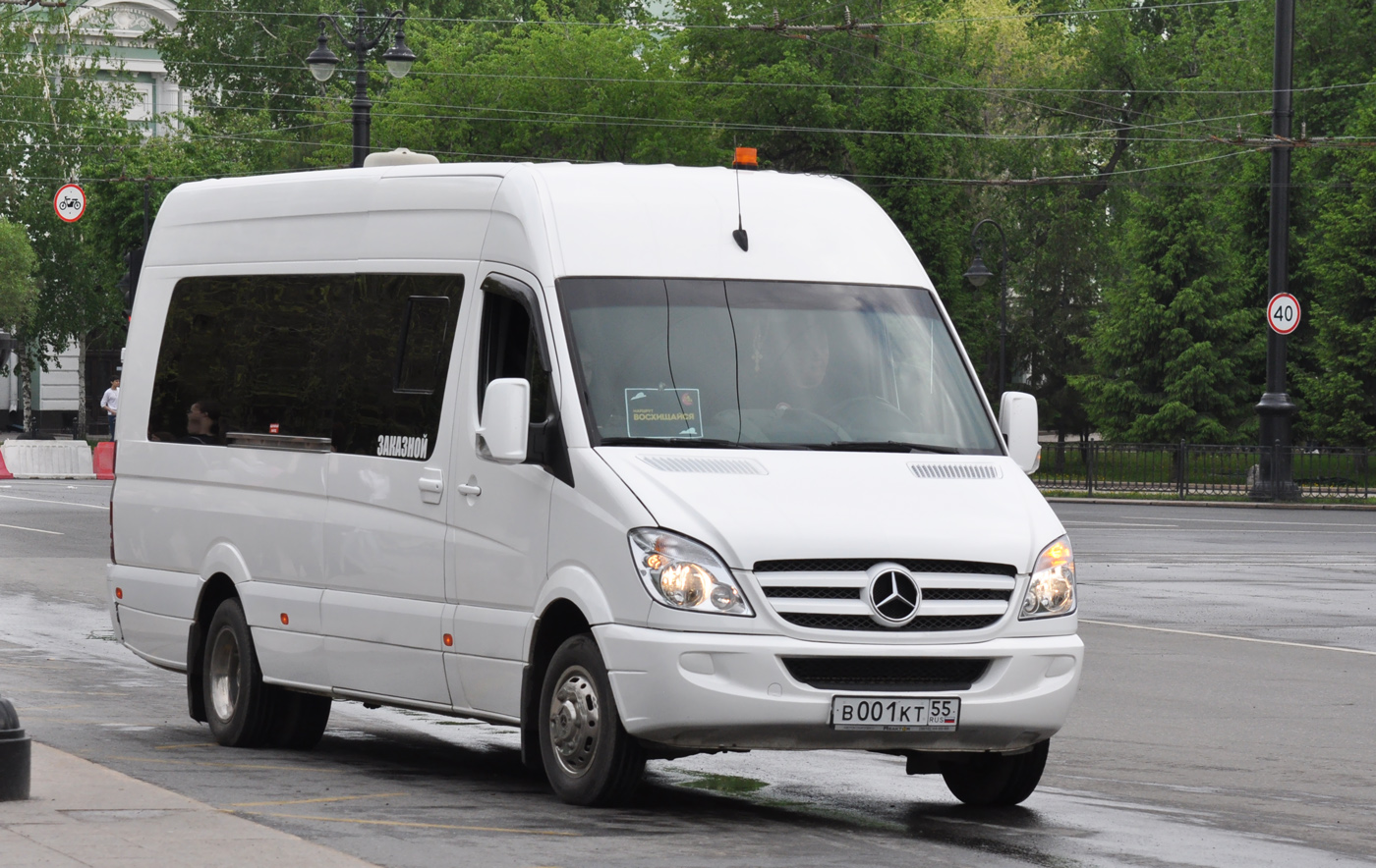 Омская область, Mercedes-Benz Sprinter W906 515CDI № В 001 КТ 55