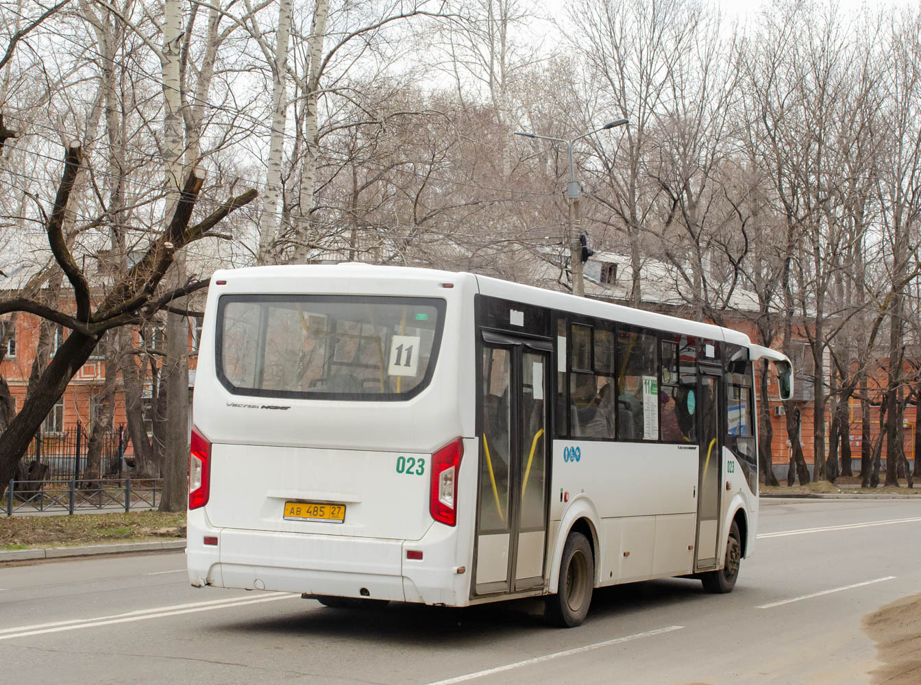 Хабаровский край, ПАЗ-320415-04 "Vector Next" № 023