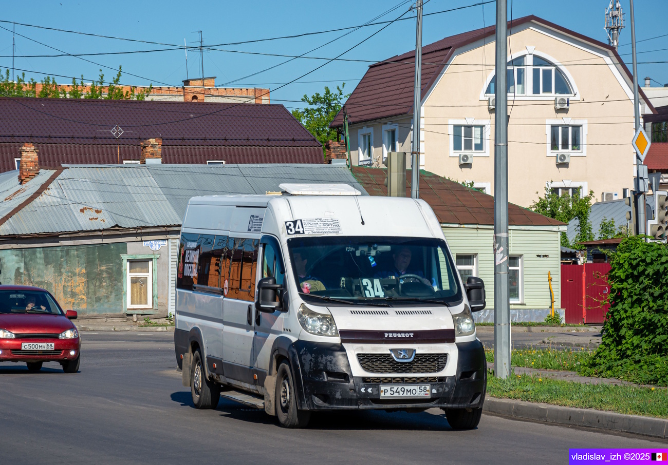 Пензенская область, IRITO Boxer L4H2 (Z8P) № Р 549 МО 58