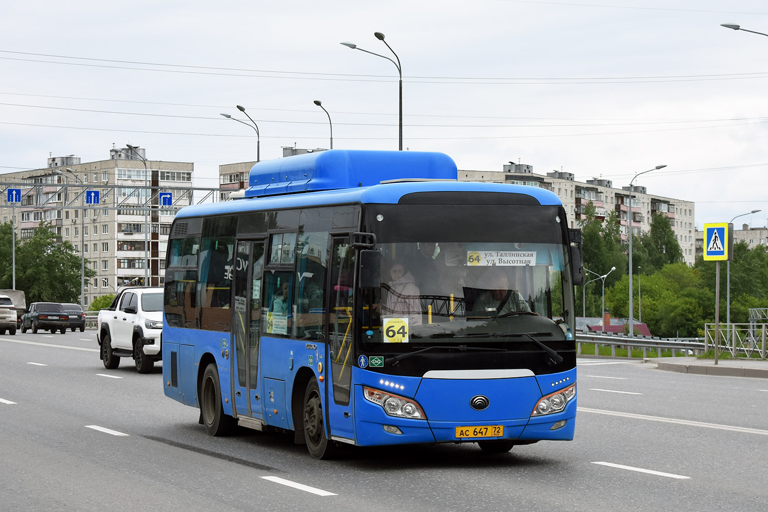 Тюменская область, Yutong ZK6852HG № АС 647 72
