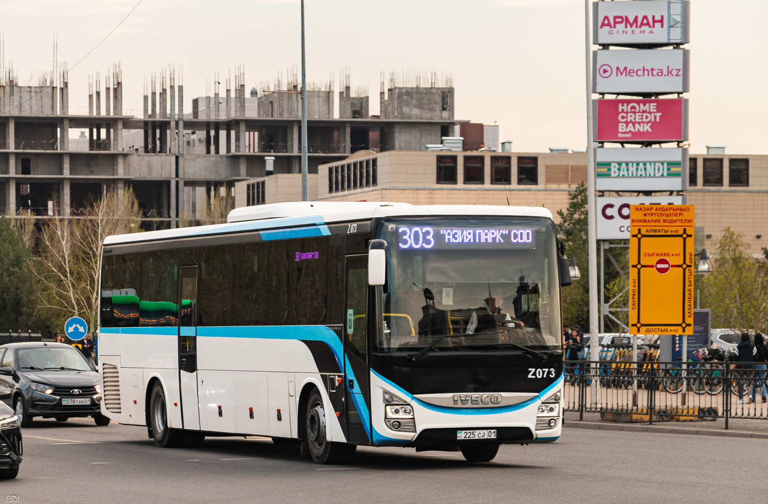 Astana, IVECO Crossway LINE 13M (SaryarkaAvtoProm) # Z073