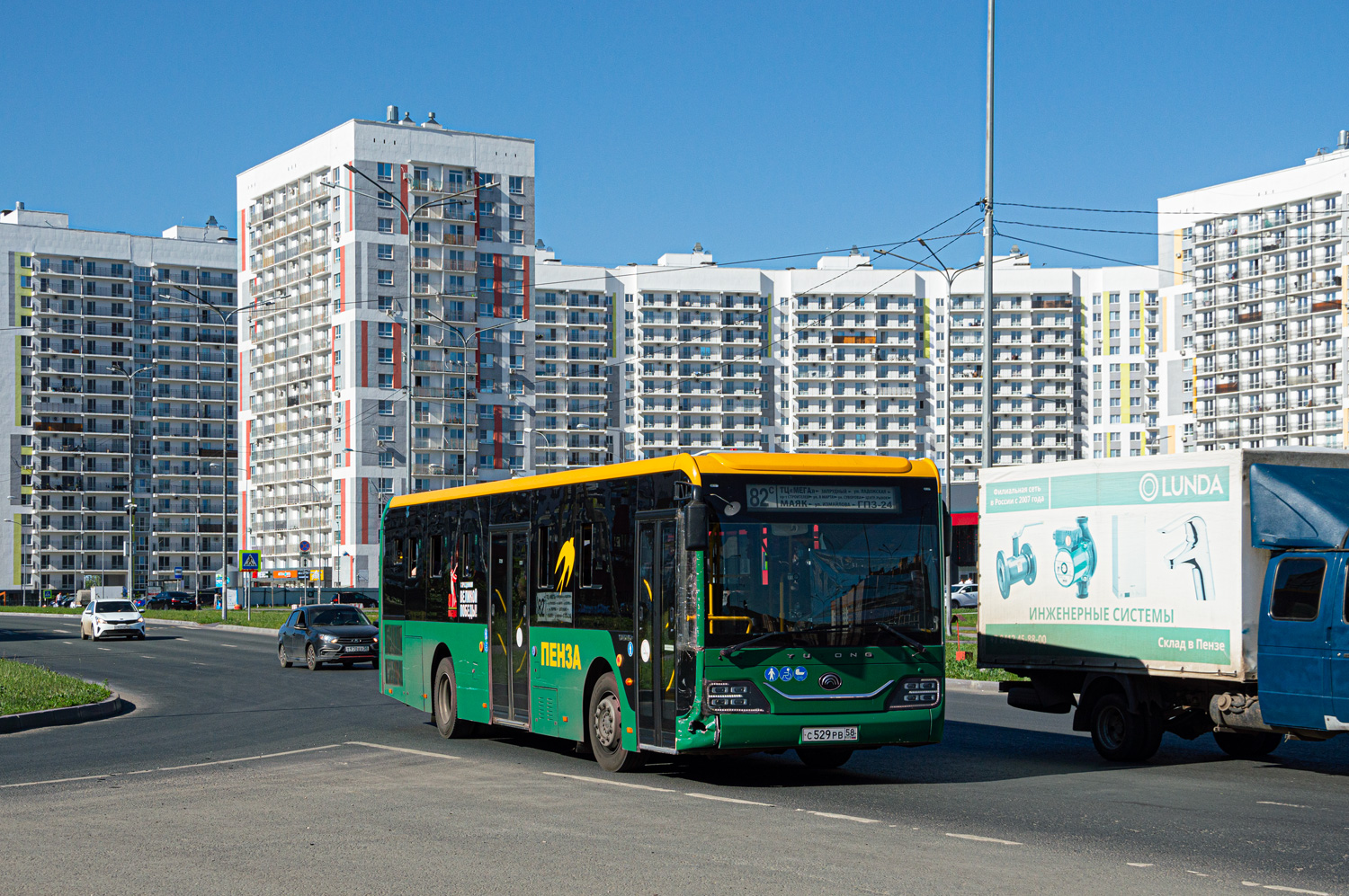 Пензенская область, Yutong ZK6116HG № С 529 РВ 58