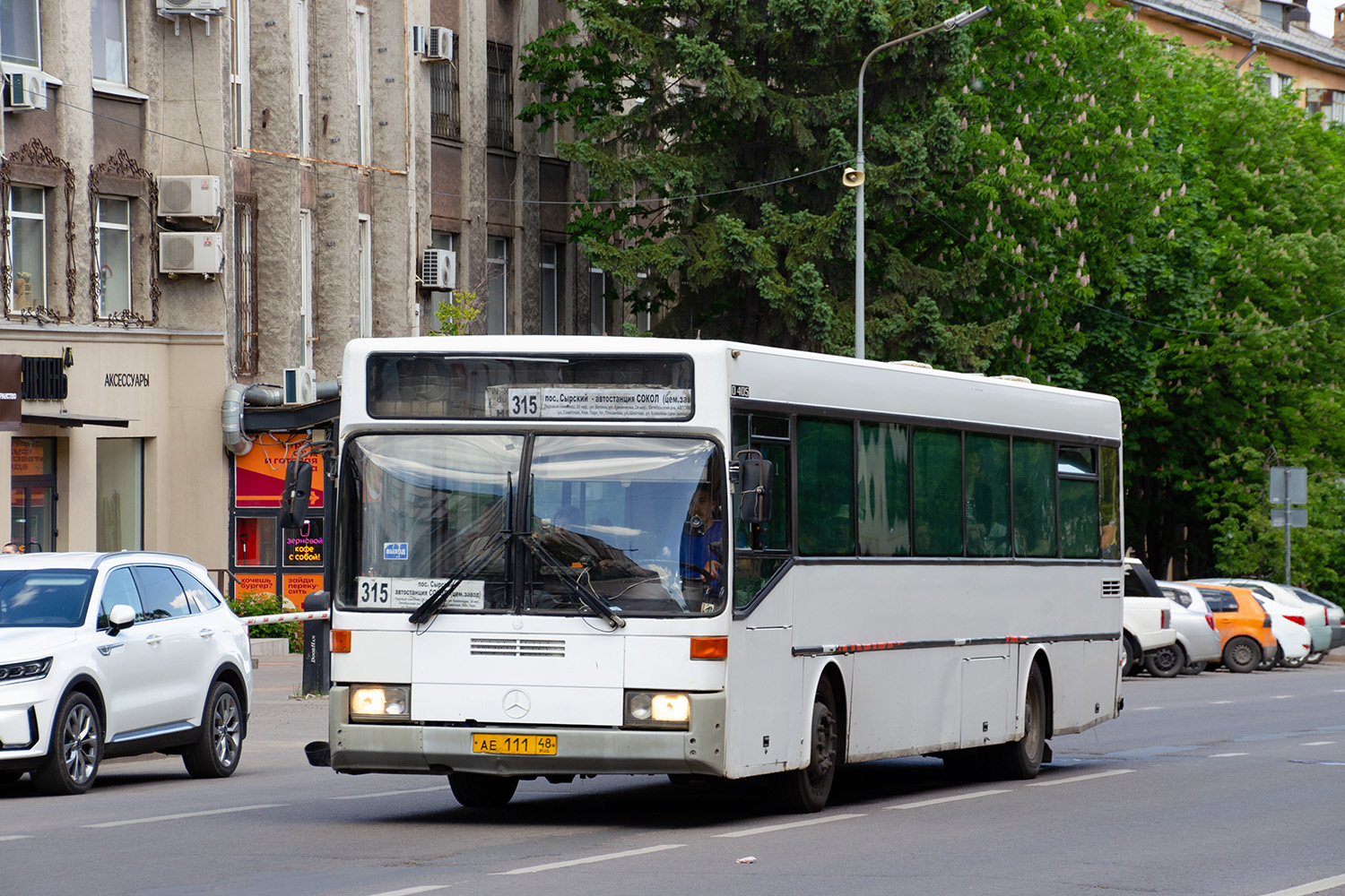Липецкая область, Mercedes-Benz O405 № АЕ 111 48