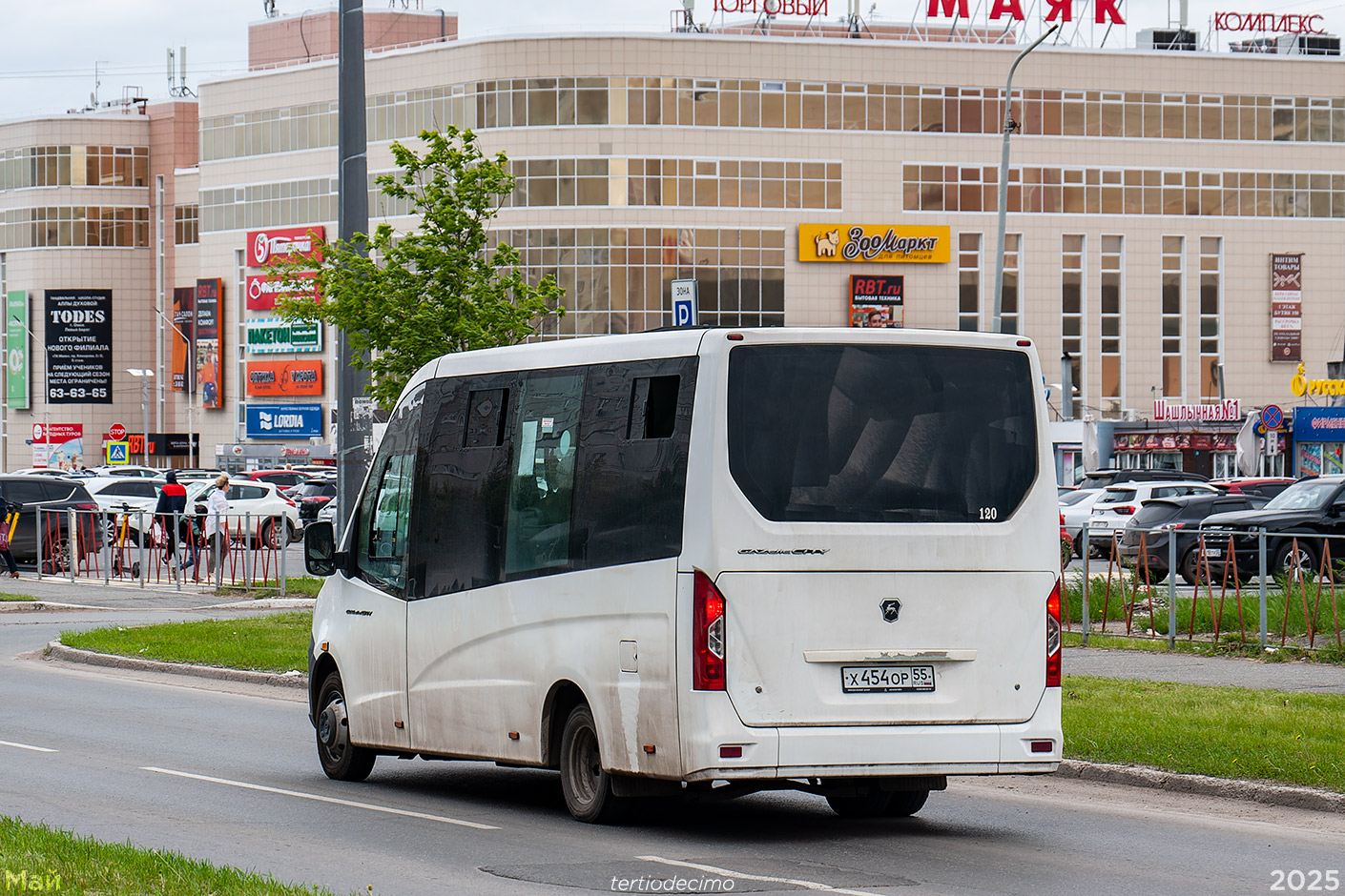 Омская область, ГАЗ-A68R52 City № Х 454 ОР 55