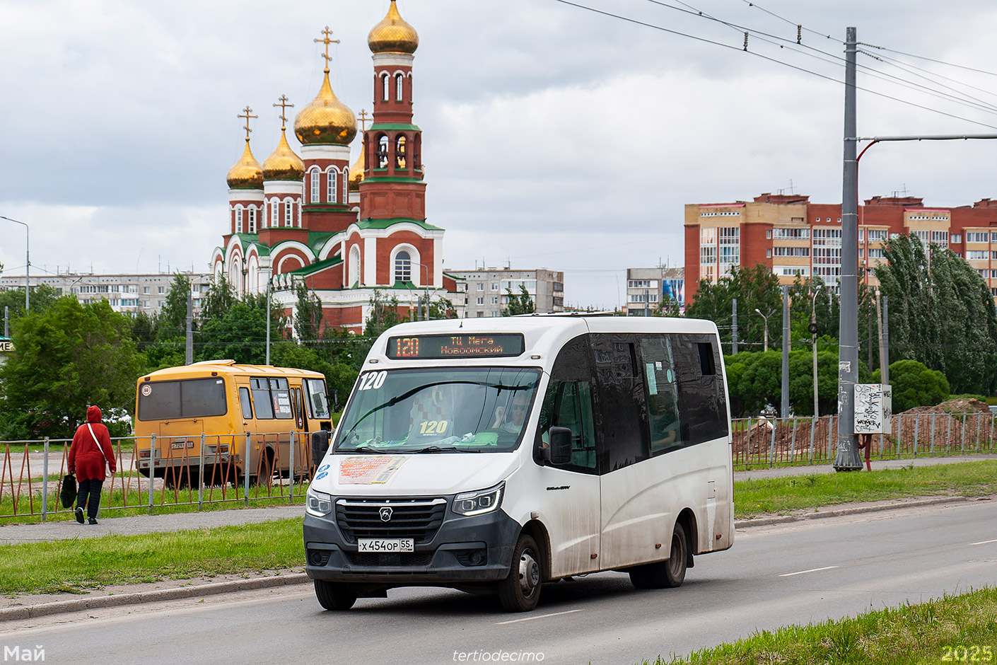 Омская область, ГАЗ-A68R52 City № Х 454 ОР 55
