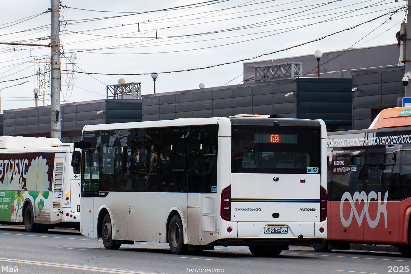 Омская область, Yutong ZK6890HGQ № 6053