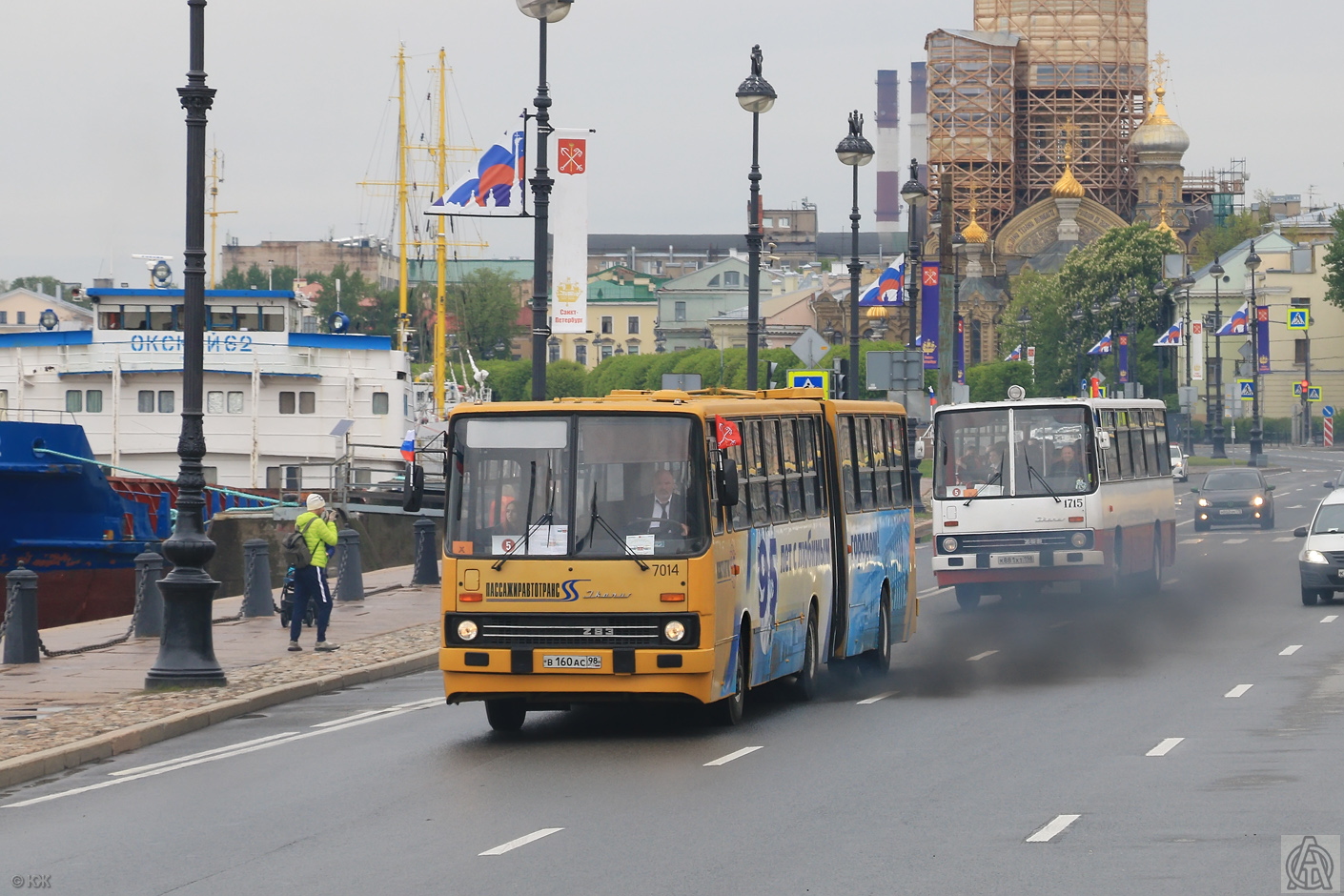 Санкт-Петербург, Ikarus 283.00 № 7014; Санкт-Петербург — VI Международный транспортный фестиваль "ТранспортФест-2025"