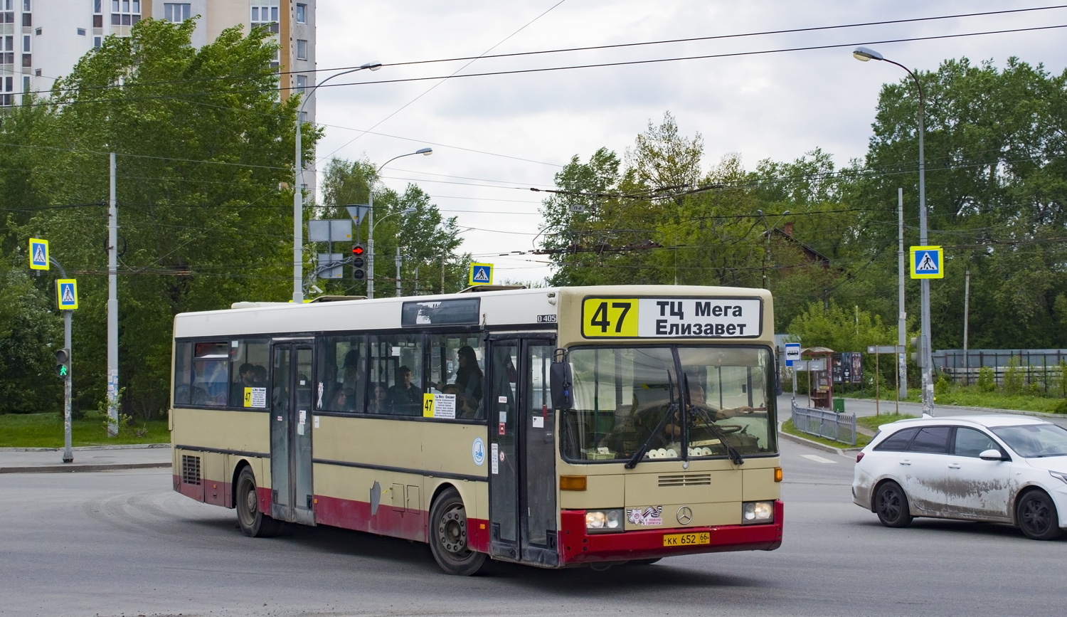 Свердловская область, Mercedes-Benz O405 № КК 652 66
