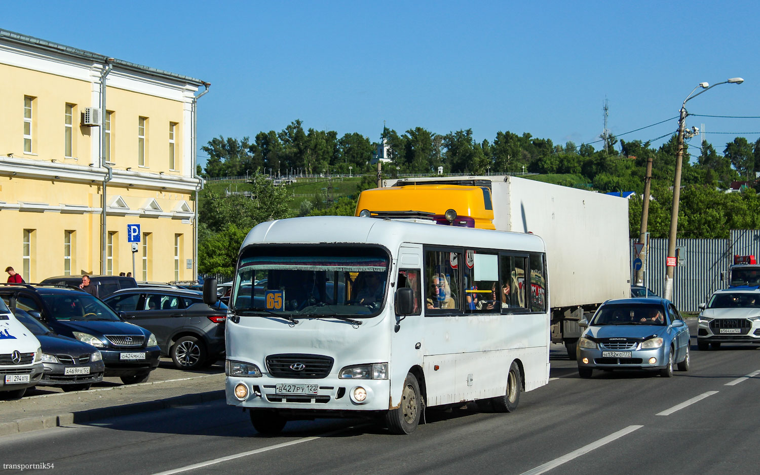 Алтайский край, Hyundai County LWB C09 (ТагАЗ) № В 427 РУ 122