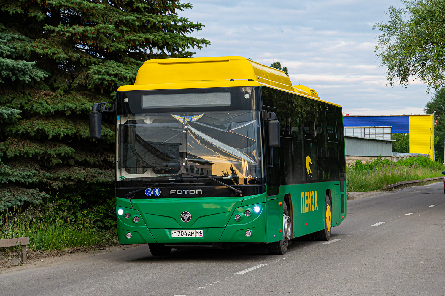 Пензенская область, Foton BJ6105C6MCD-1 № Т 704 АМ 58