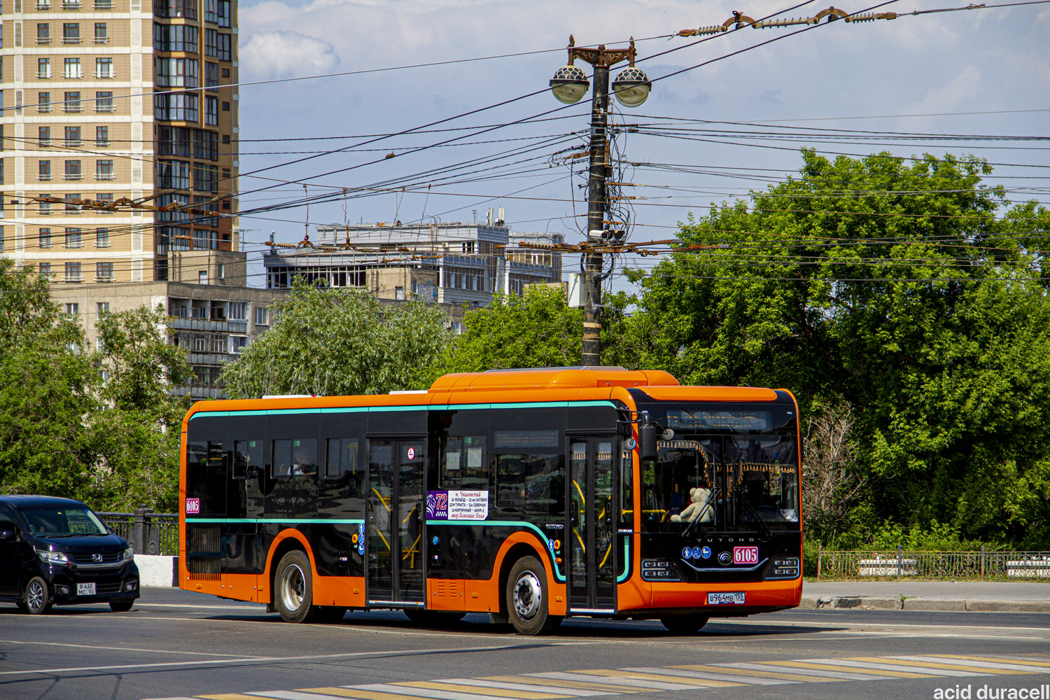 Омская область, Yutong ZK6116HG № 6105