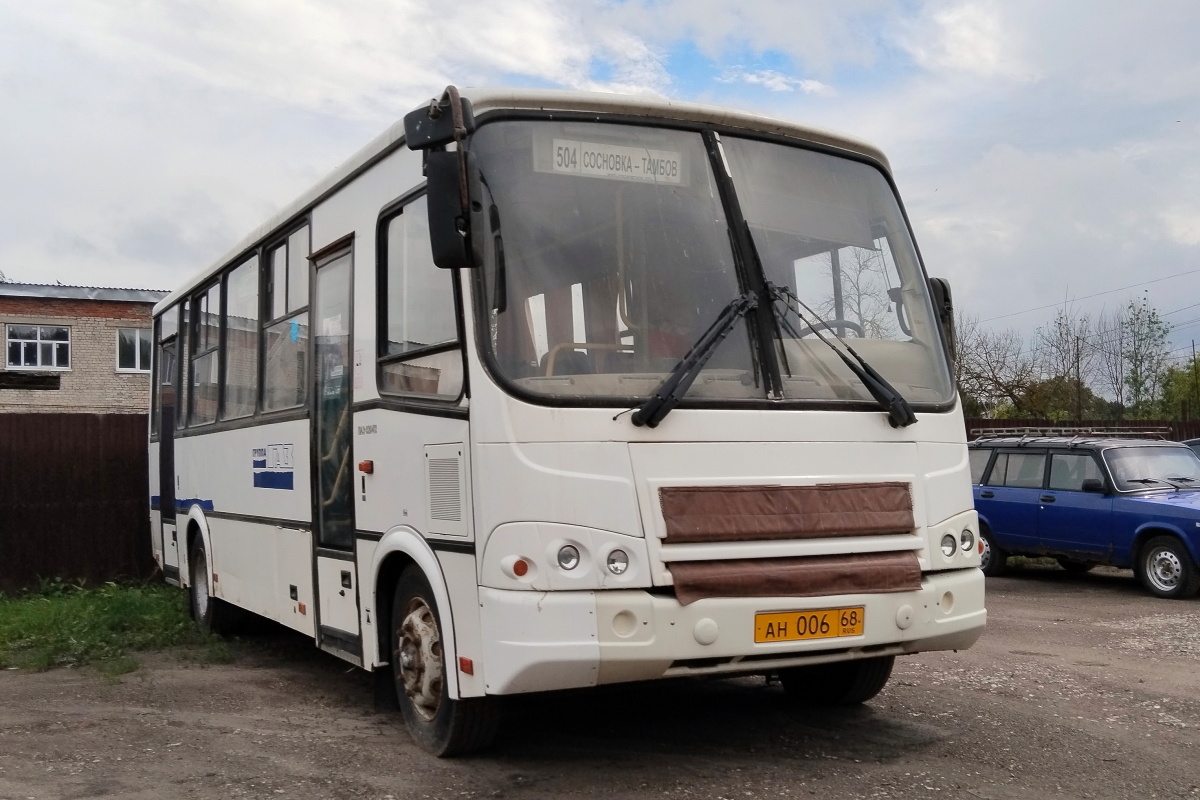 Тамбовская область, ПАЗ-320412-05 № АН 006 68