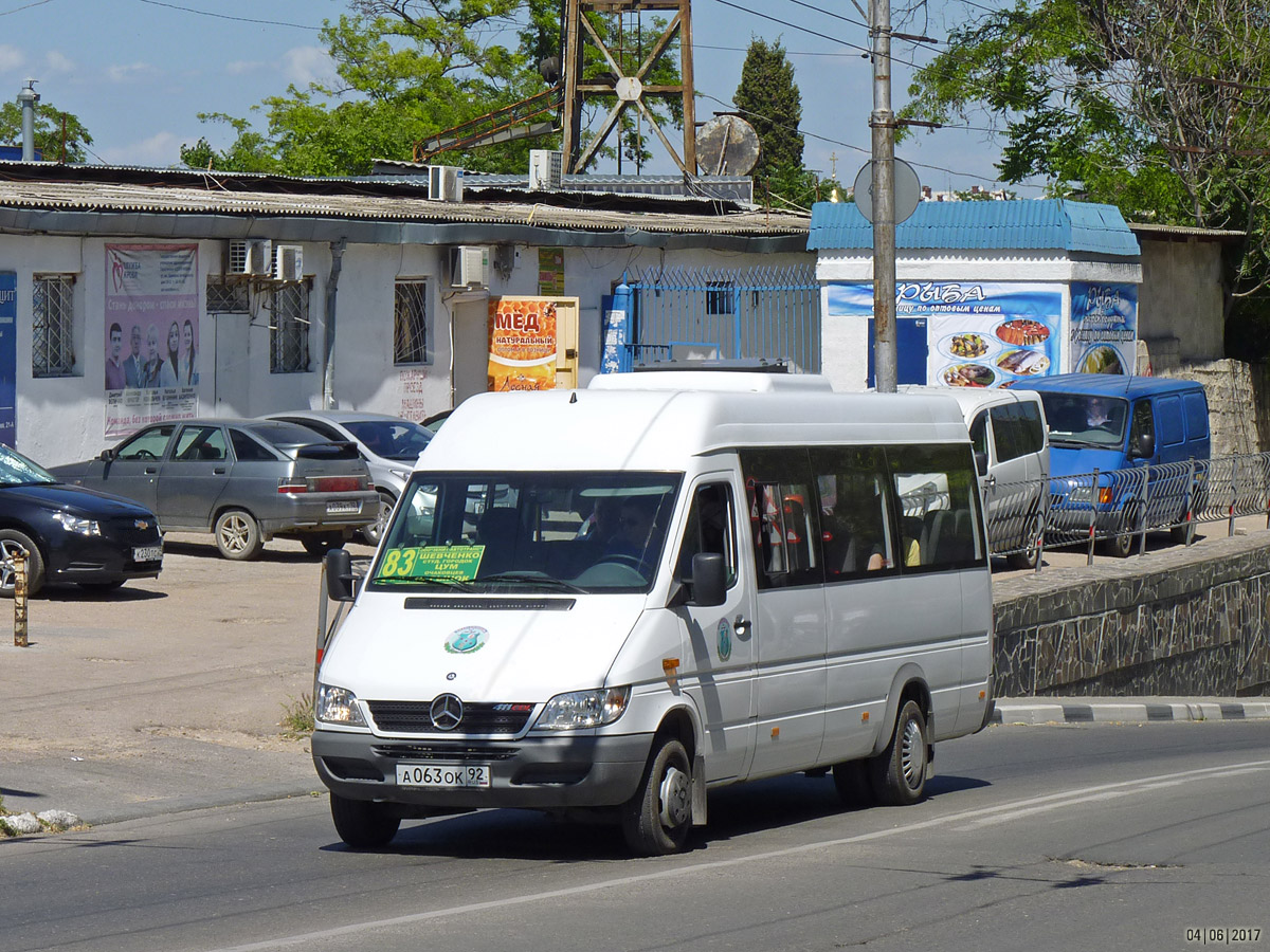 Севастополь, Луидор-223237 (MB Sprinter Classic) № А 063 ОК 92
