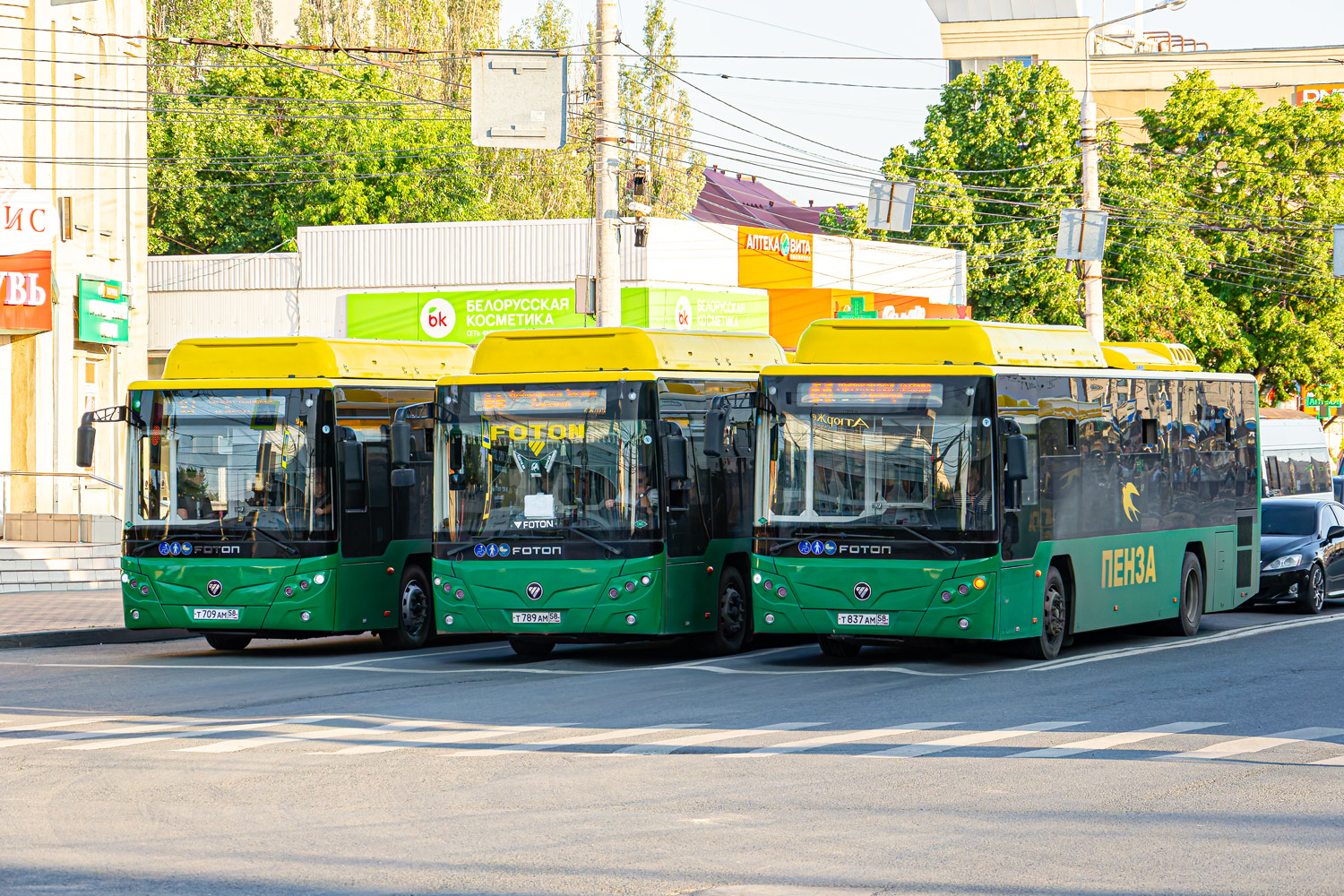 Пензенская область, Foton BJ6105C6MCD-1 № Т 837 АМ 58