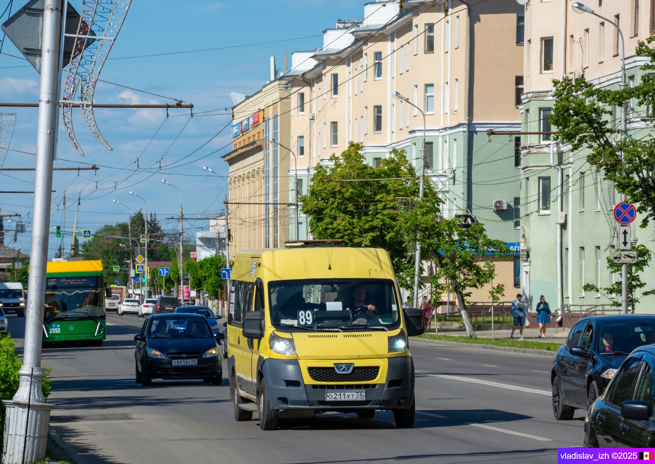 Пензенская область, Нижегородец-2227SK (Peugeot Boxer) № О 211 УТ 58