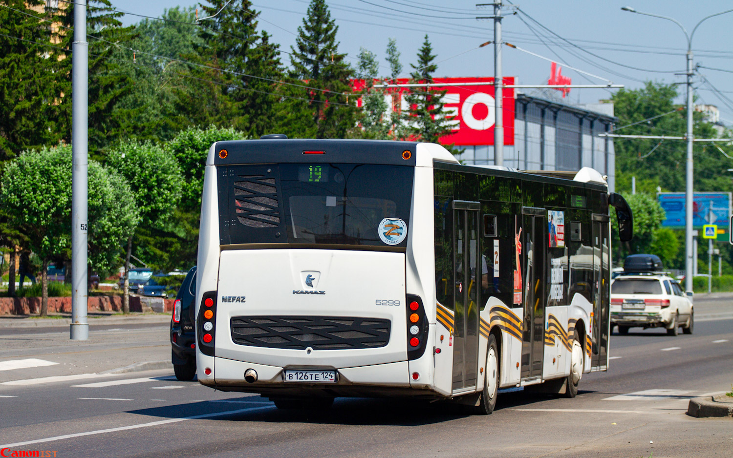 Красноярский край, НефАЗ-5299-40-52 № В 126 ТЕ 124