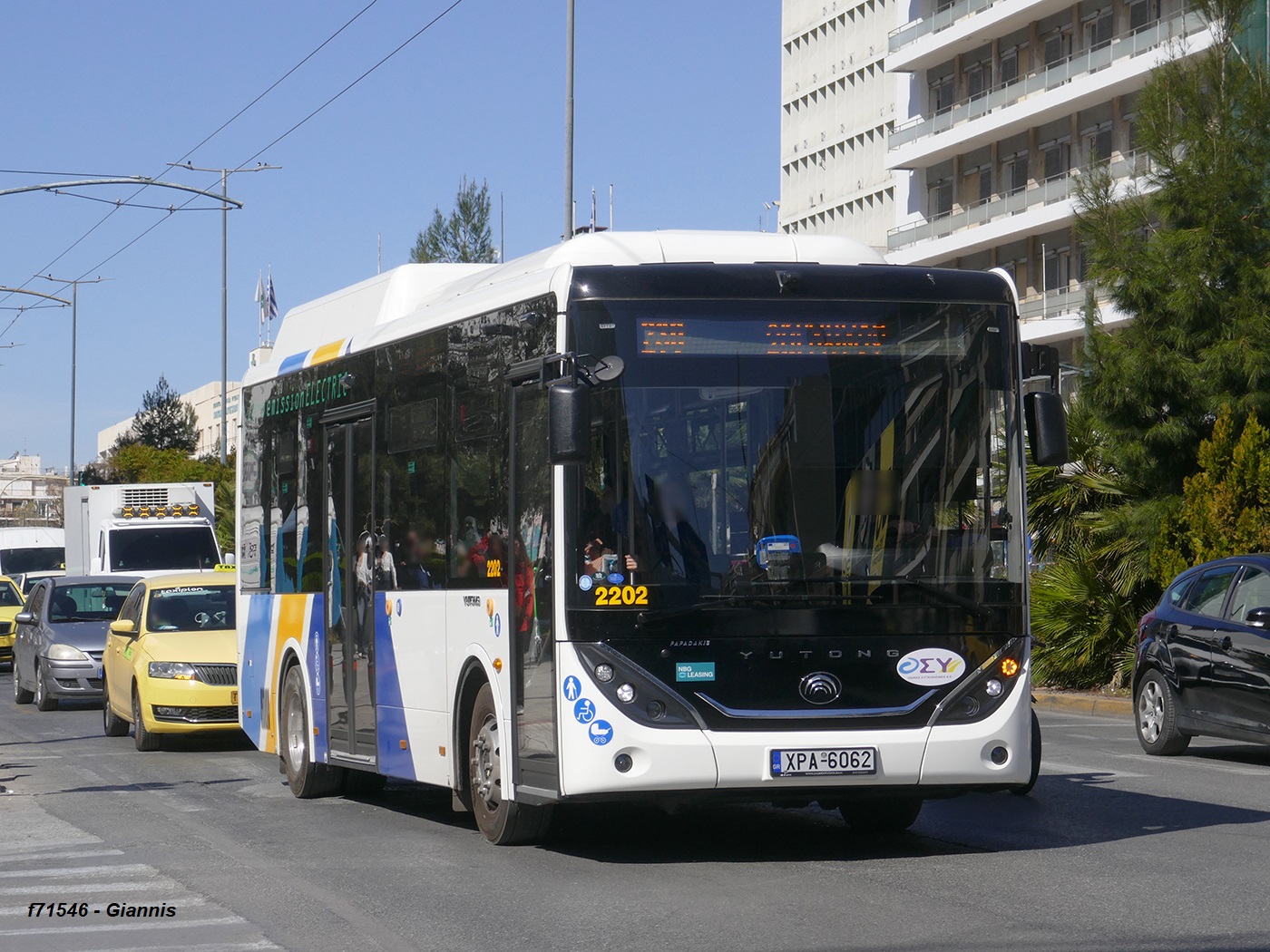 Греция, Yutong E9 (ZK6890BEVG) № 2202