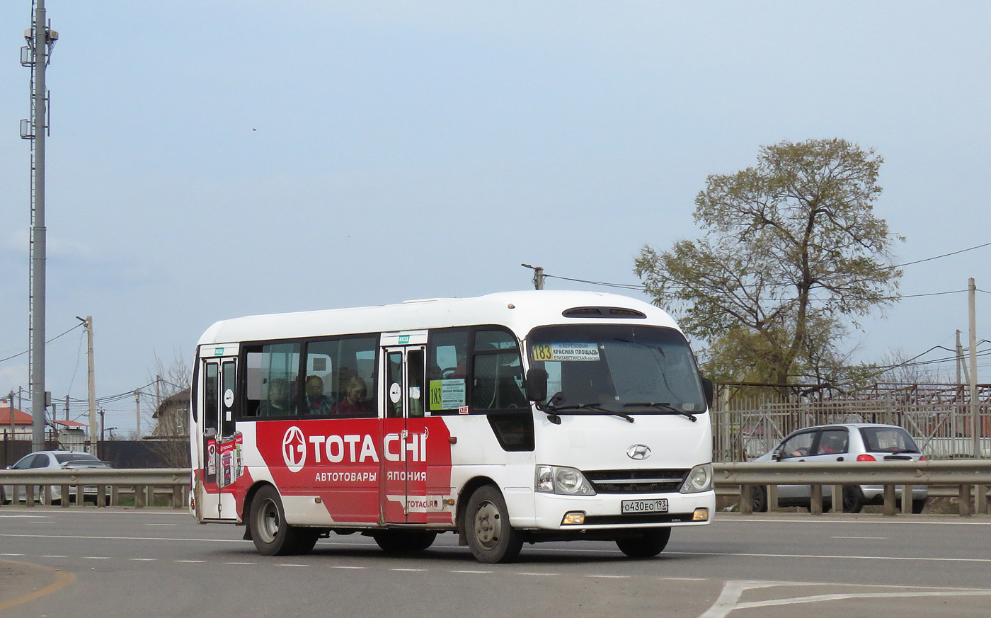 Краснодарский край, Hyundai County Kuzbass № О 430 ЕО 193