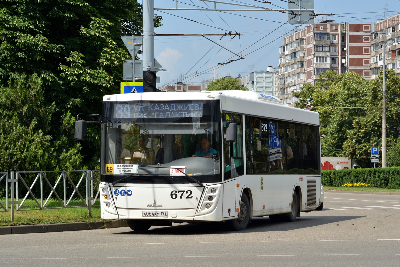 Краснодарский край, МАЗ-206.047 № 672