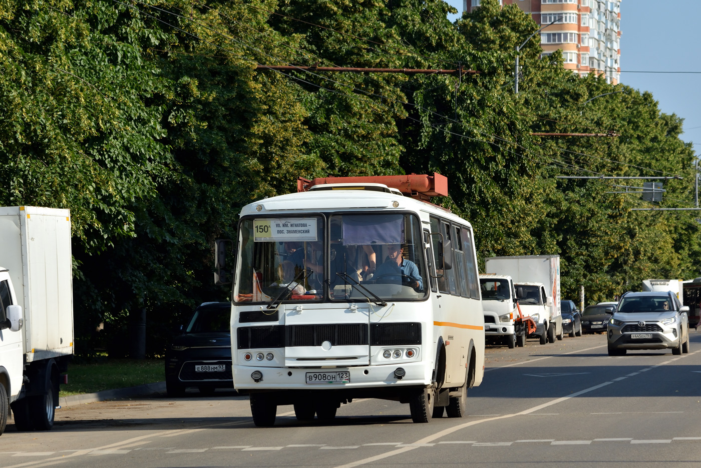 Краснодарский край, ПАЗ-32054 № В 908 ОН 123