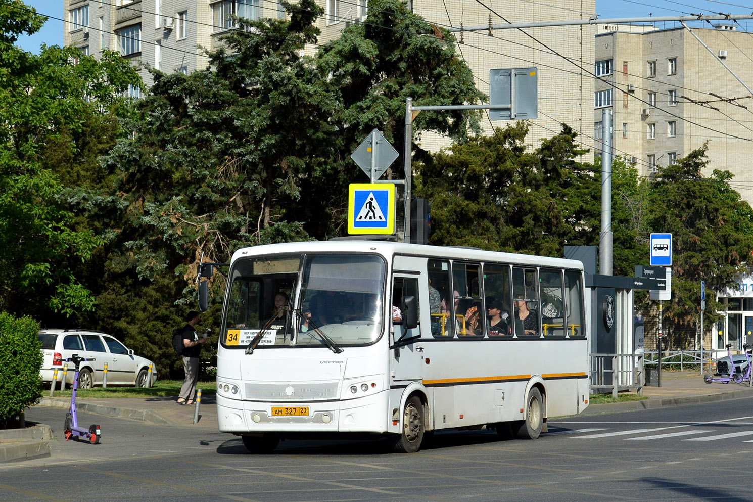 Краснодарский край, ПАЗ-320414-04 "Вектор" (1-2) № АМ 327 23