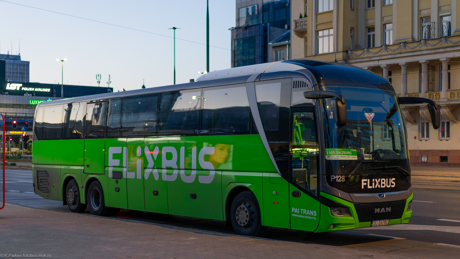 Польша, MAN R08 Lion's Coach L RHC464 L № P128