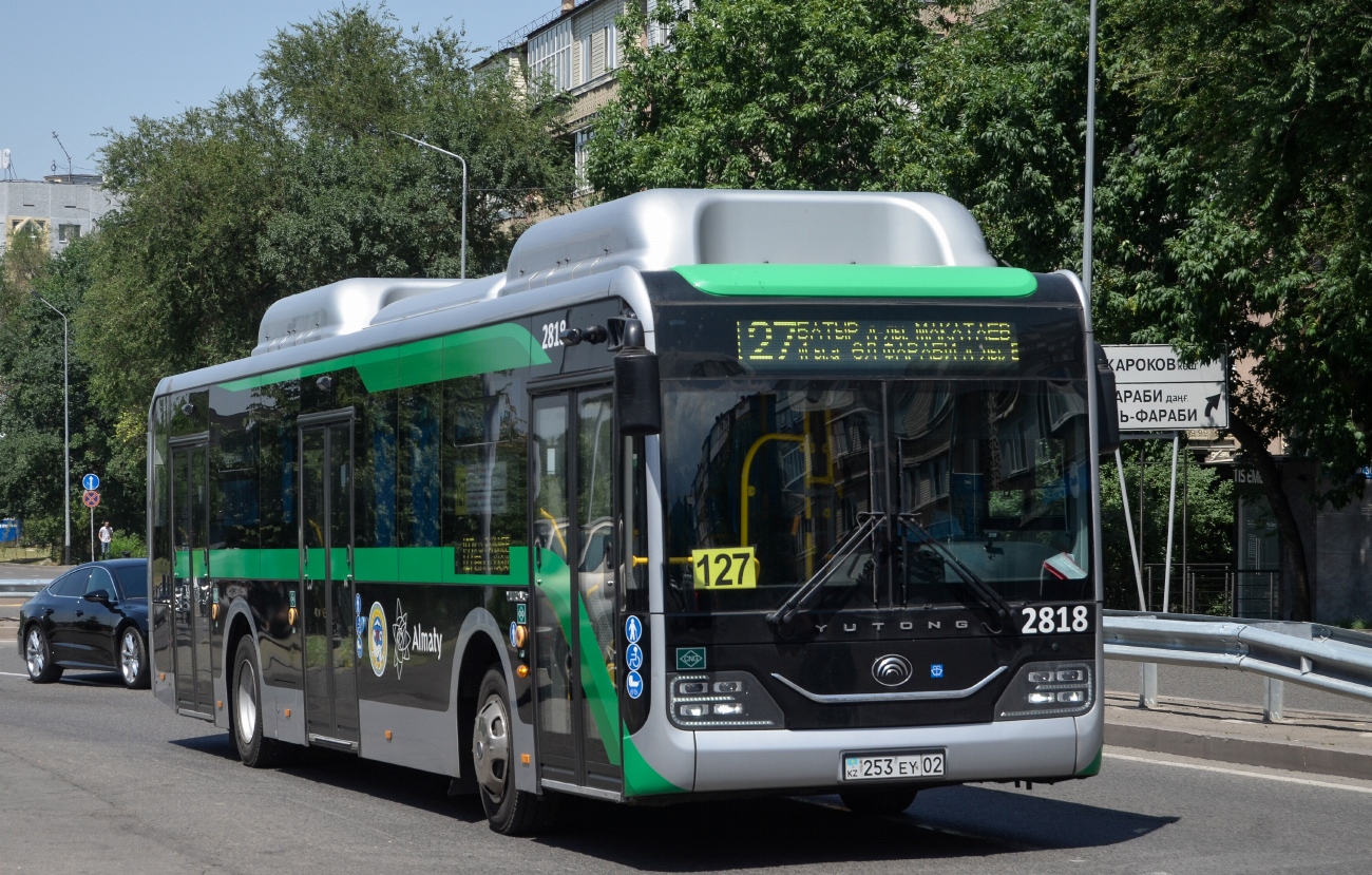 Алматы, Yutong ZK6126HG (QazTehna) № 2818 Алматы, Yutong ZK6126HG (QazTehna) № 2818