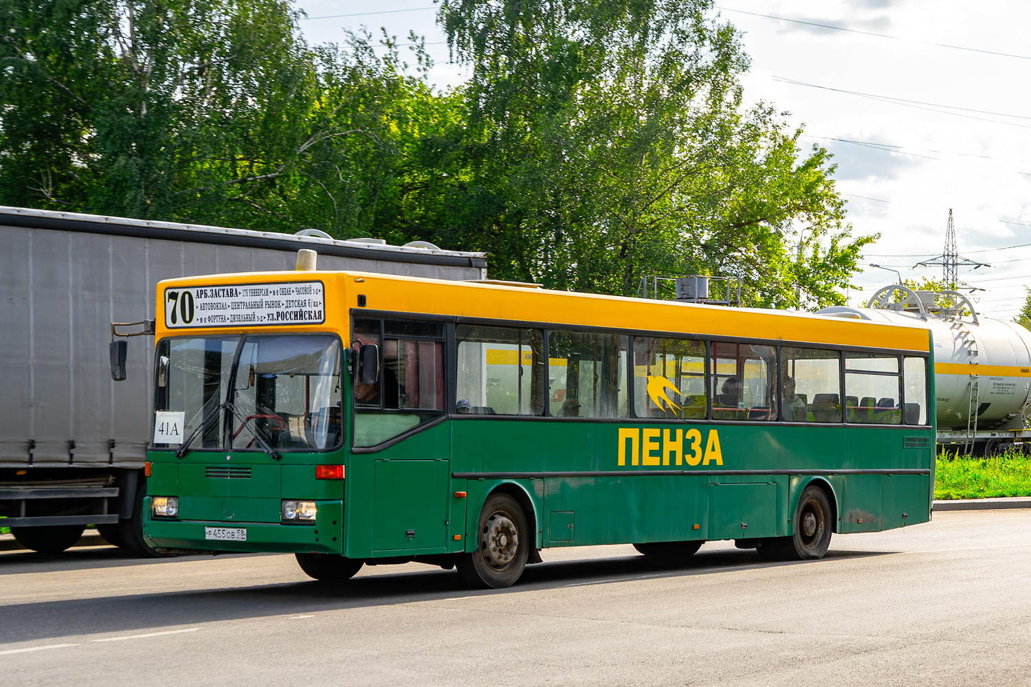 Пензенская область, Mercedes-Benz O405 № Р 455 ОВ 58