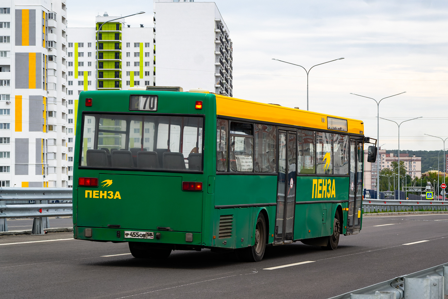 Пензенская область, Mercedes-Benz O405 № Р 455 ОВ 58