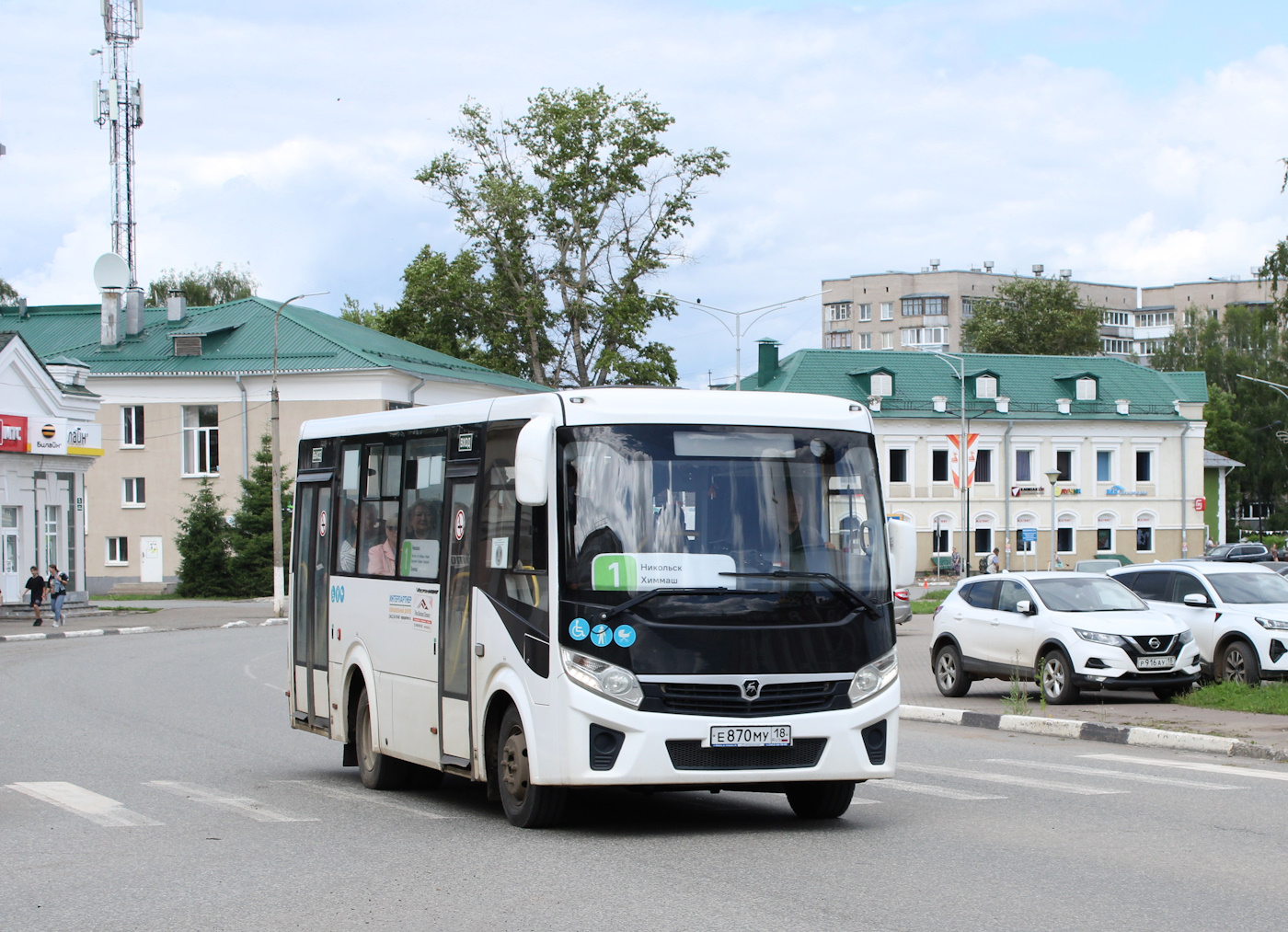 Удмуртия, ПАЗ-320435-04 "Vector Next" № Е 870 МУ 18