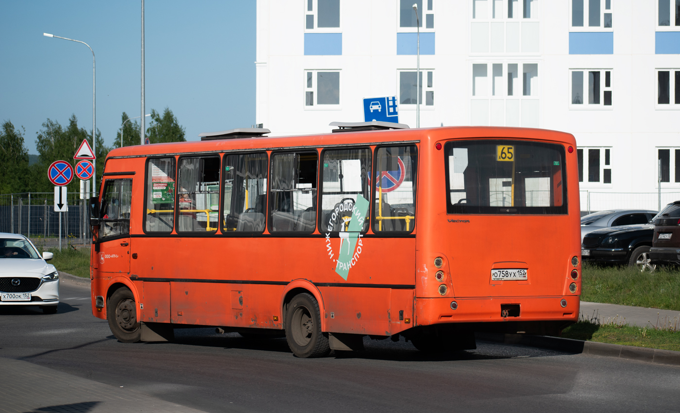 Нижегородская область, ПАЗ-320414-05 "Вектор" № О 758 УХ 152