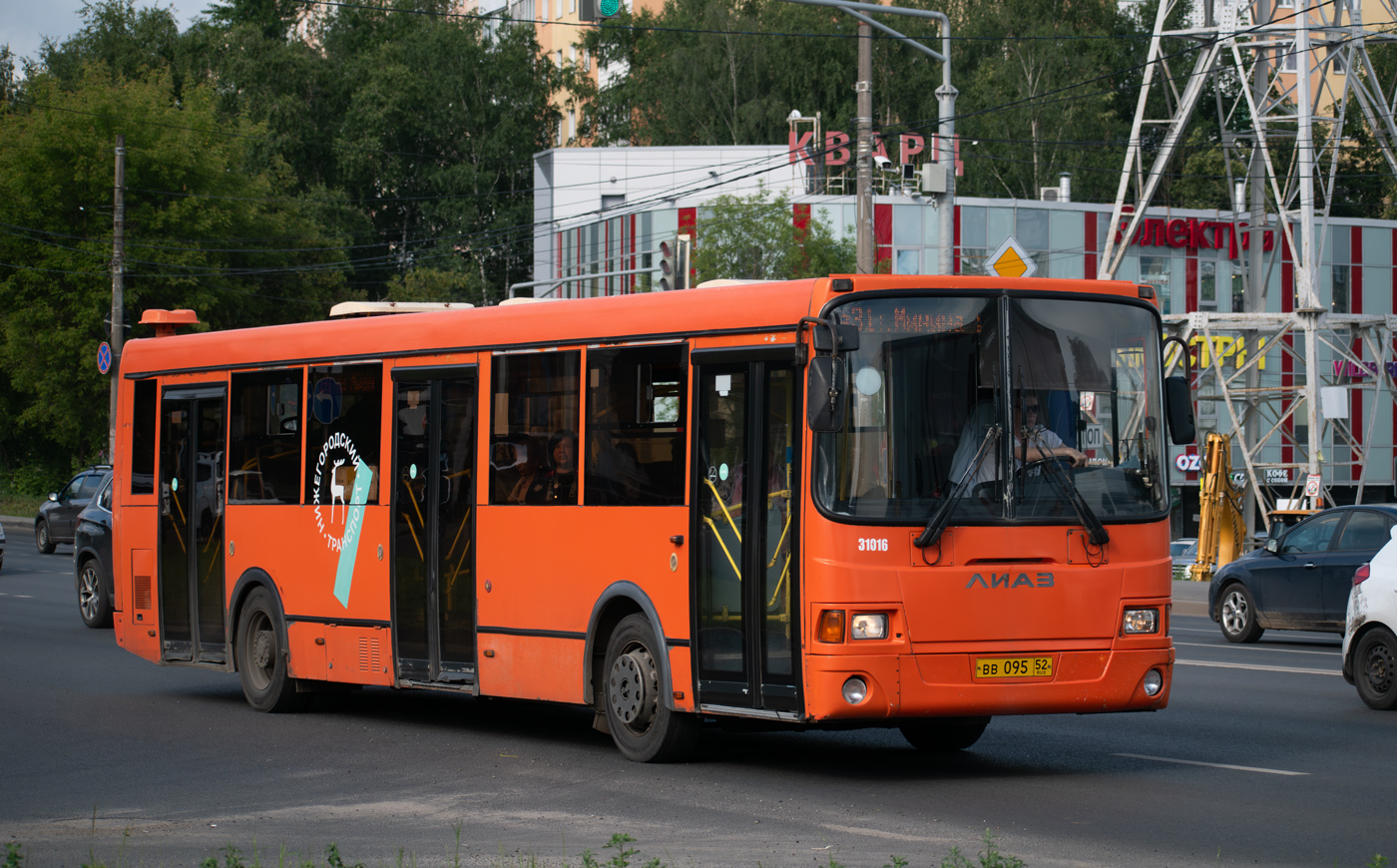 Нижегородская область, ЛиАЗ-5293.60 № 31016