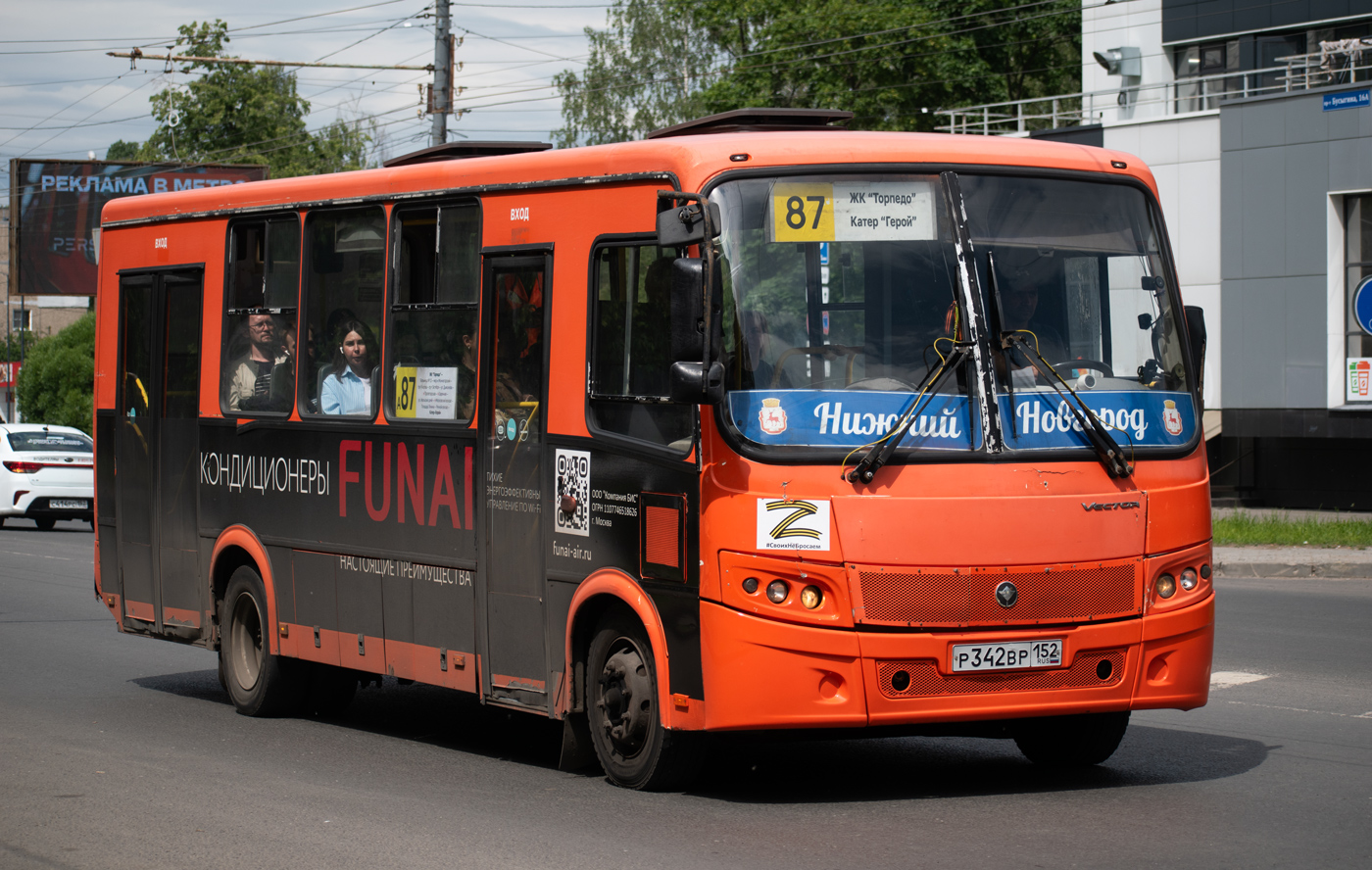 Нижегородская область, ПАЗ-320414-05 "Вектор" № Р 342 ВР 152