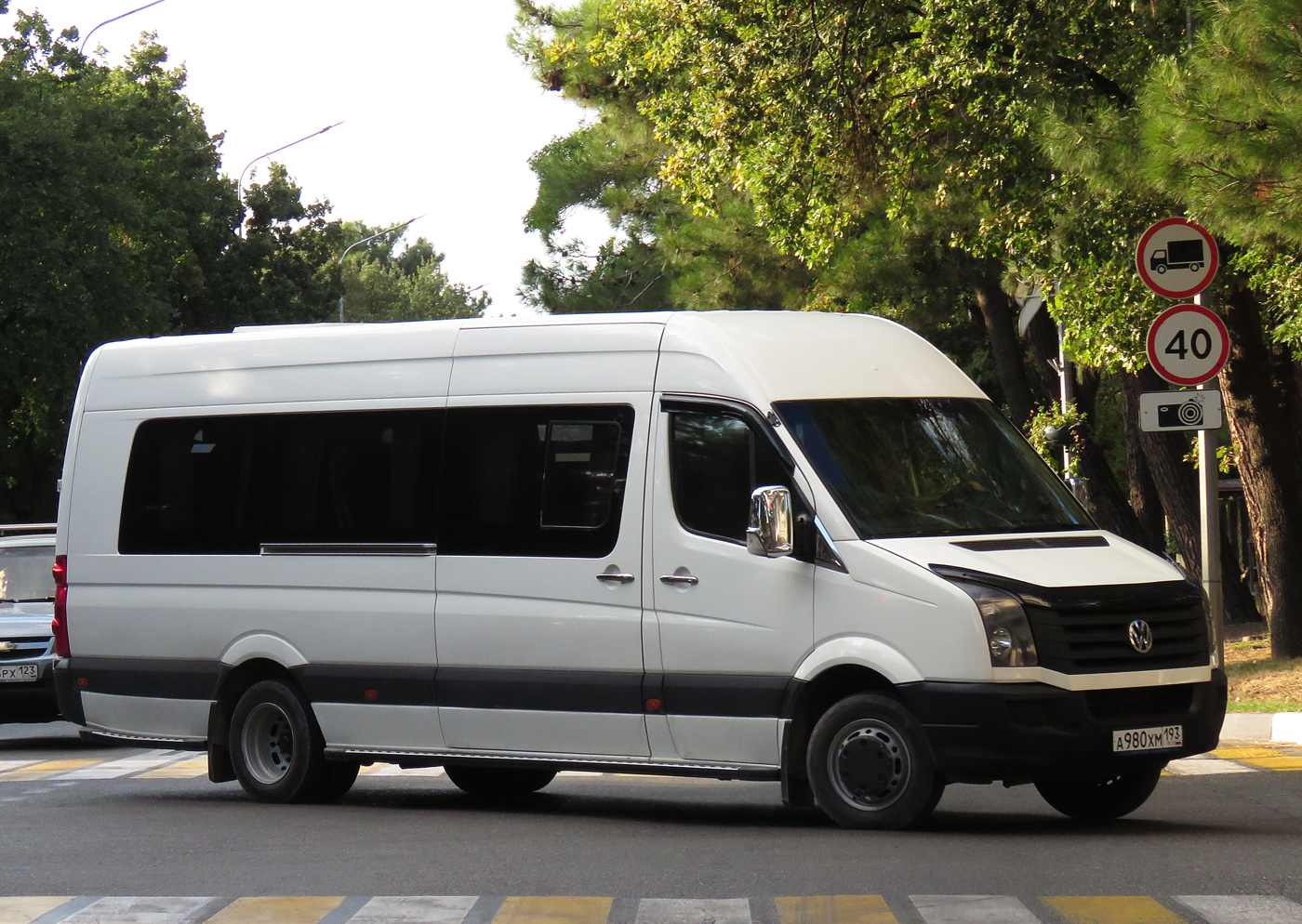 Краснодарский край, БТД-2219 (Volkswagen Crafter) № А 980 ХМ 193