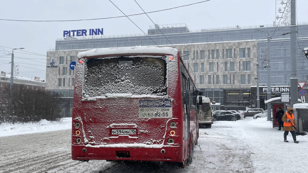 Карелия, ПАЗ-320414-04 "Вектор" (1-2) № Н 594 МН 10