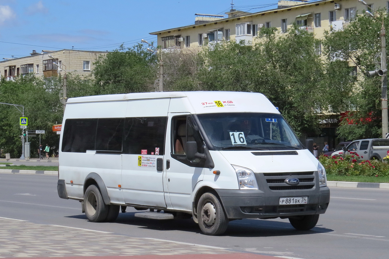 Волгоградская область, Ford Transit № Р 881 ВК 34 Волгоградская область, Ford Transit № Р 881 ВК 34