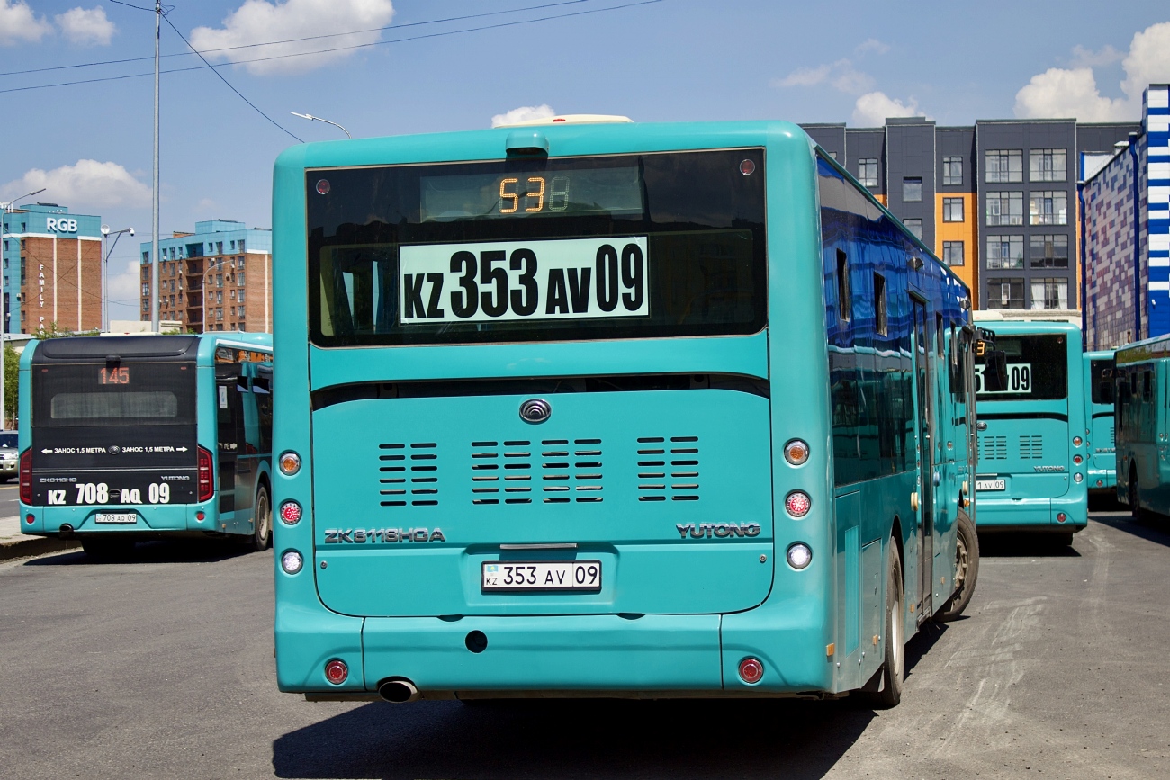 Карагандинская область, Yutong ZK6118HGA (QazTehna) № 353 AV 09