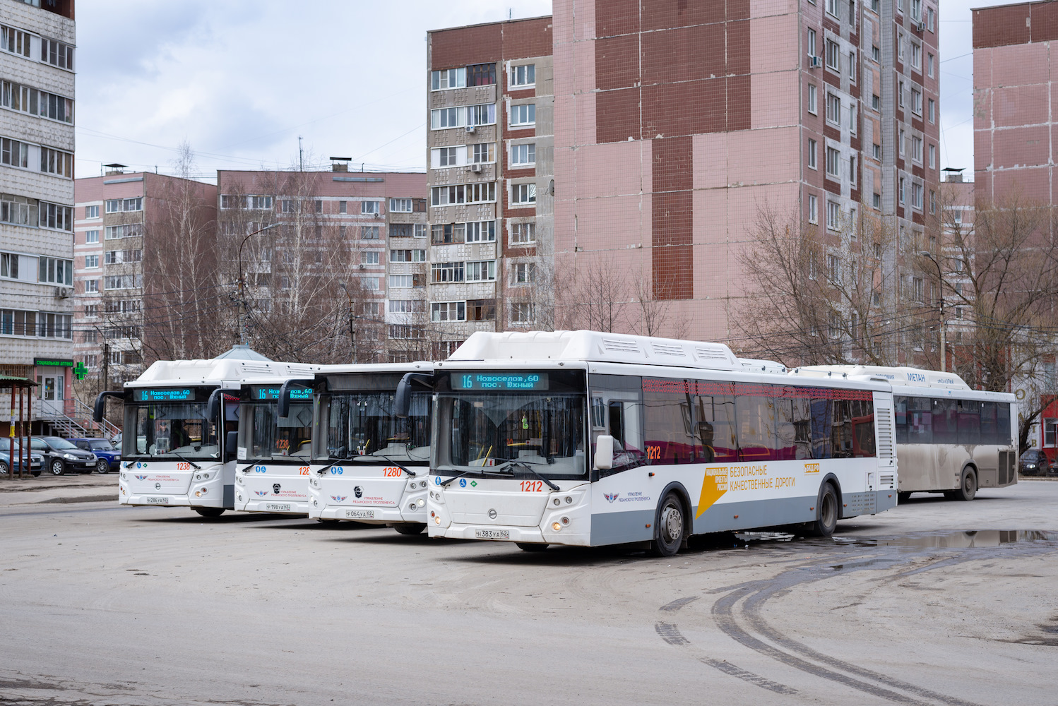 Рязанская область, ЛиАЗ-5292.67 (CNG) № 1212; Рязанская область, НефАЗ-5299-30-31 № 0482