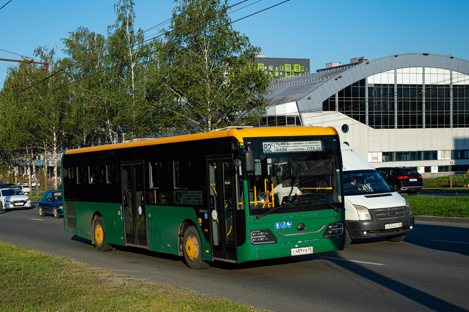 Пензенская область, Yutong ZK6116HG № С 489 РВ 58