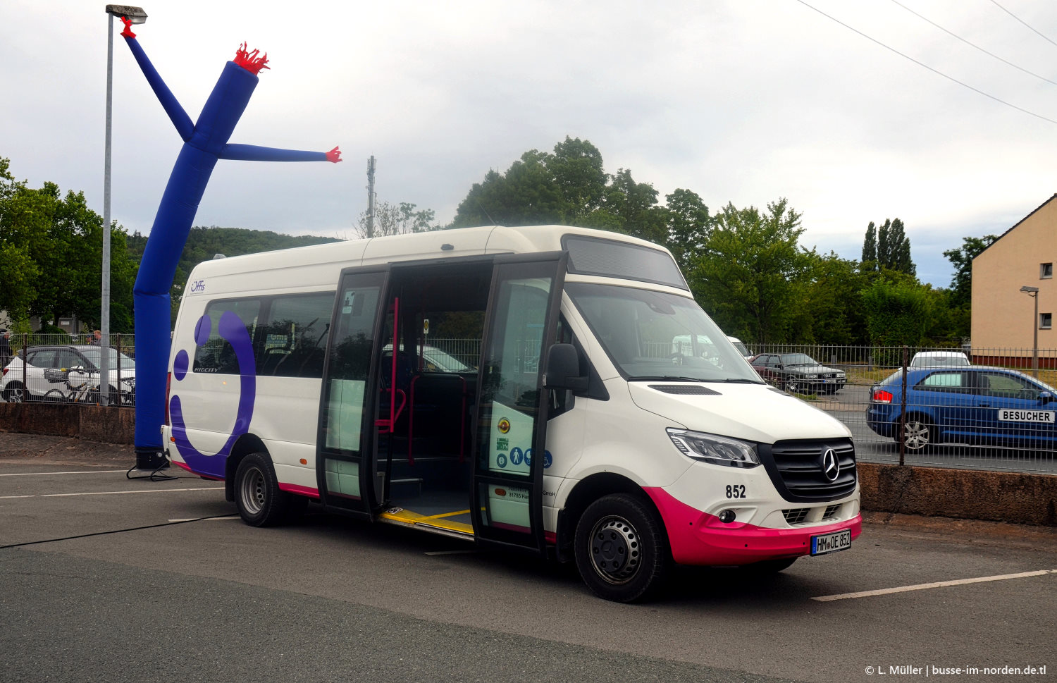 Нижняя Саксония, VDL MidCity № 852; Нижняя Саксония — Tag der offenen Tür Öffis Hameln "100 Jahre Busverkehr im Landkreis Hameln-Pyrmont" 06.07.2025
