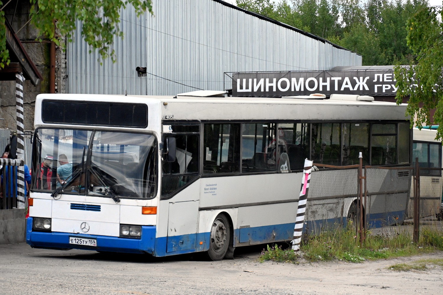 Пермский край, Mercedes-Benz O405 № Е 125 ТУ 159