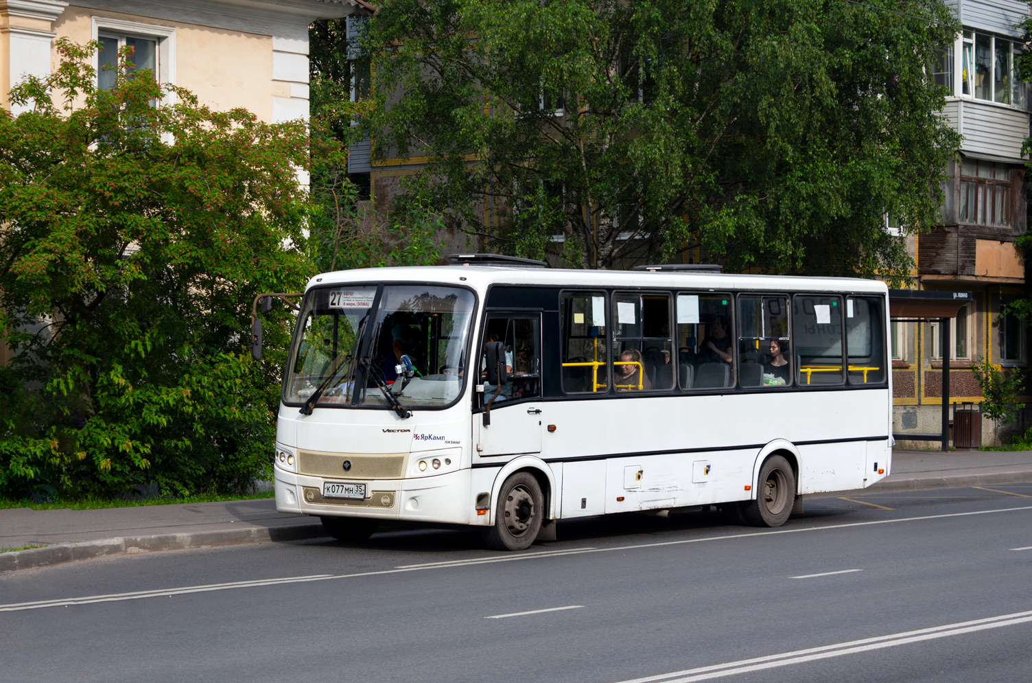 Вологодская область, ПАЗ-320414-05 "Вектор" (1-2) № К 077 МН 35