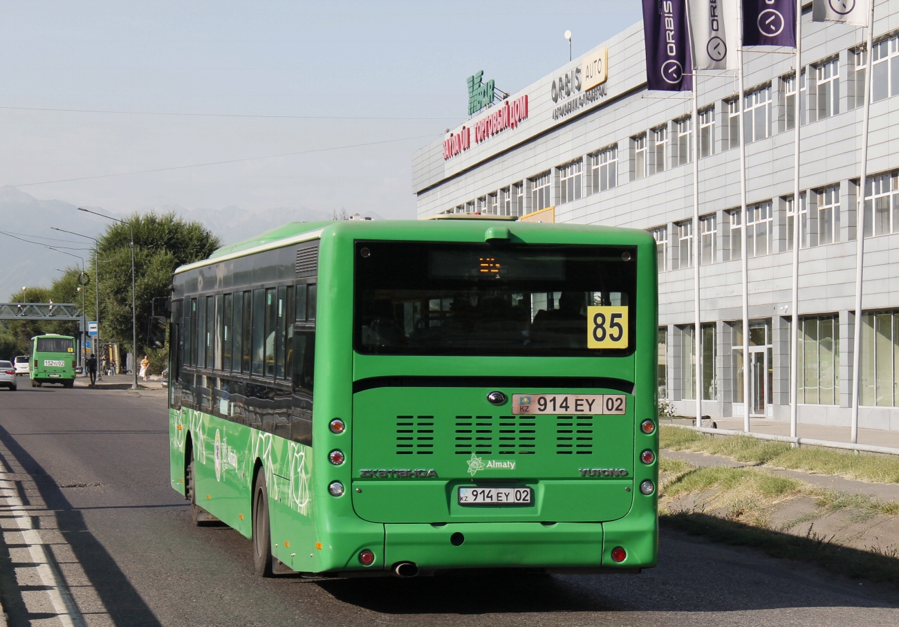 Алматы, Yutong ZK6118HGA (QazTehna) № 914 EY 02