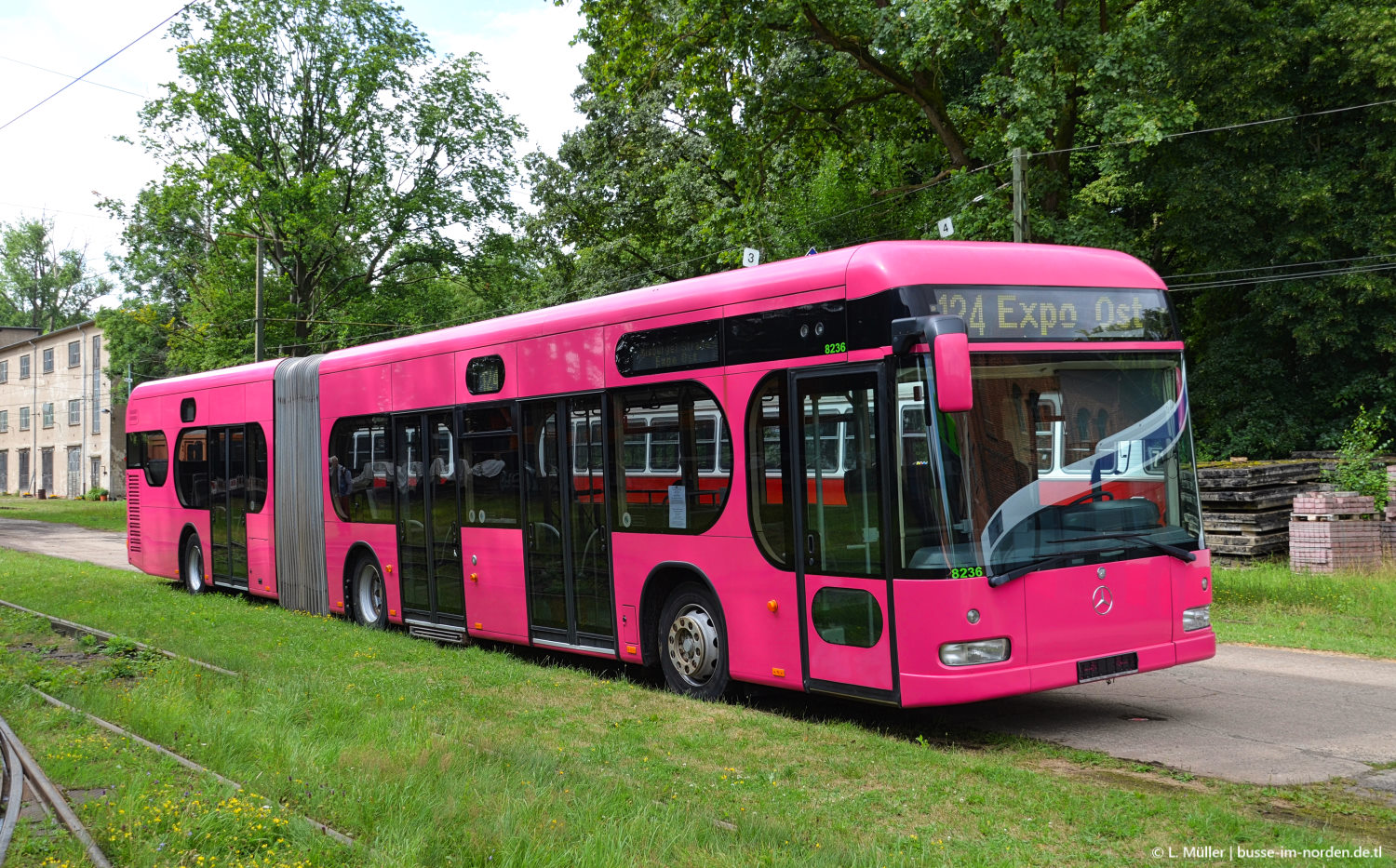 Нижняя Саксония, Mercedes-Benz O530G Irvine Citaro G № 8236; Нижняя Саксония — Bustreffen Wehmingen Hannoversches Straßenbahnmuseum 13.07.2025