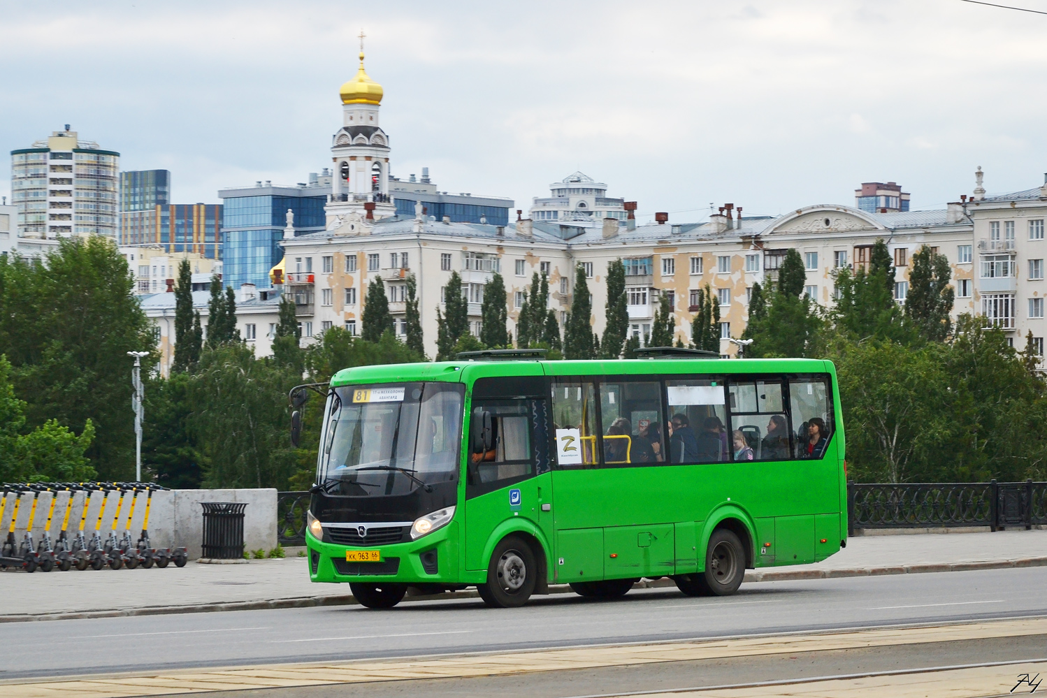 Свердловская область, ПАЗ-320405-04 "Vector Next" № КК 963 66